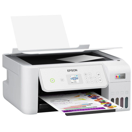 EPSON EcoTank ET-2876 3 in 1 Tintenstrahl-Multifunktionsdrucker weiß | C11CJ66423