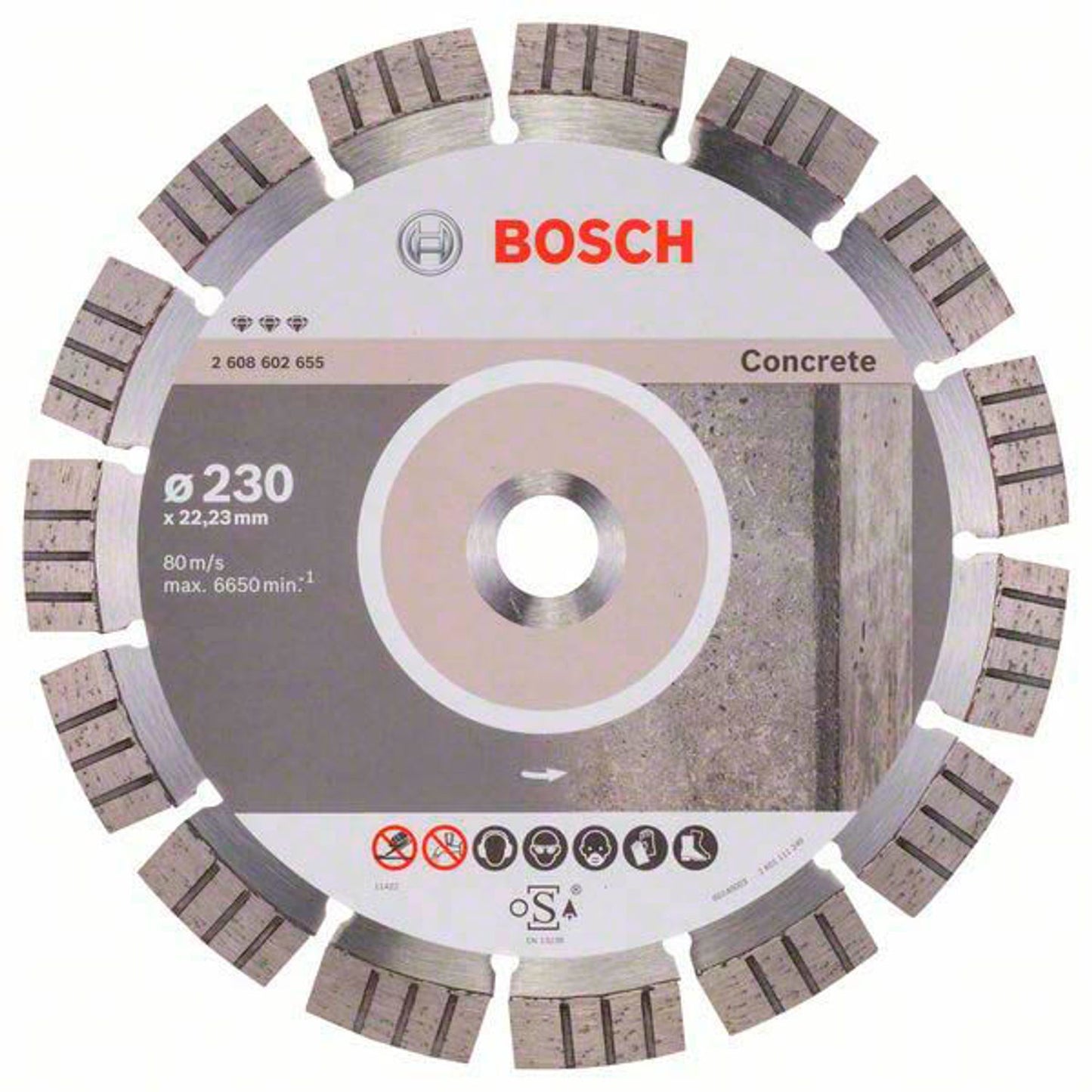 BOSCH Diamant-Trennscheibe Best for Concrete | 2608602655