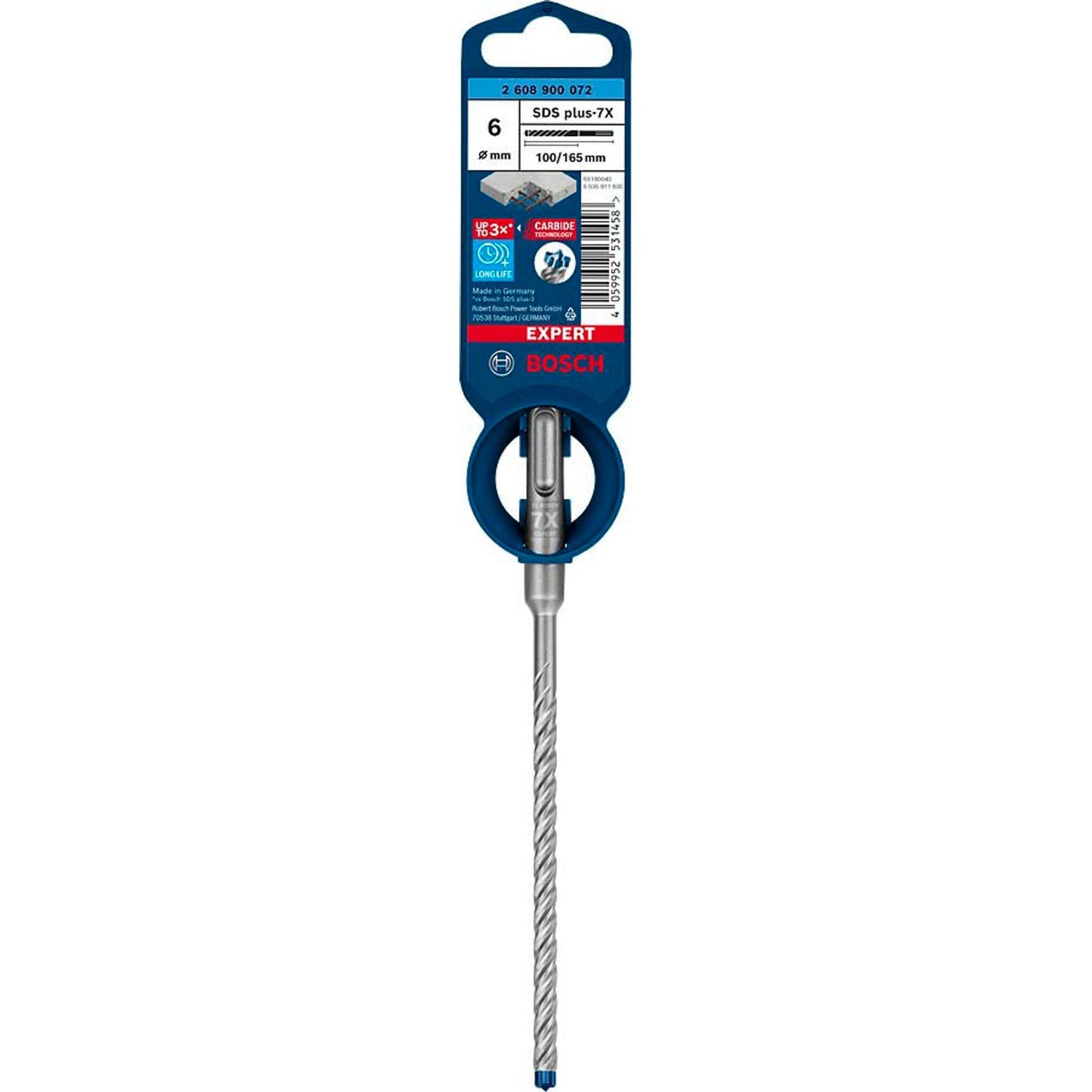 BOSCH EXPERT SDS plus-7X Hammerbohrer, Ø 6,0 mm | 2608900072