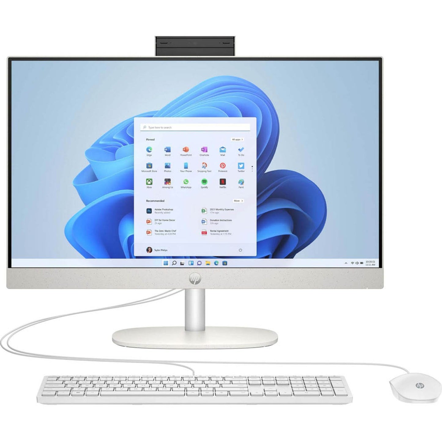 HP 24-cr0002ng All-in-One PC, 8 GB RAM, 512 GB SSD M.2, AMD Ryzen™5 | 8Y3P9EA#ABD