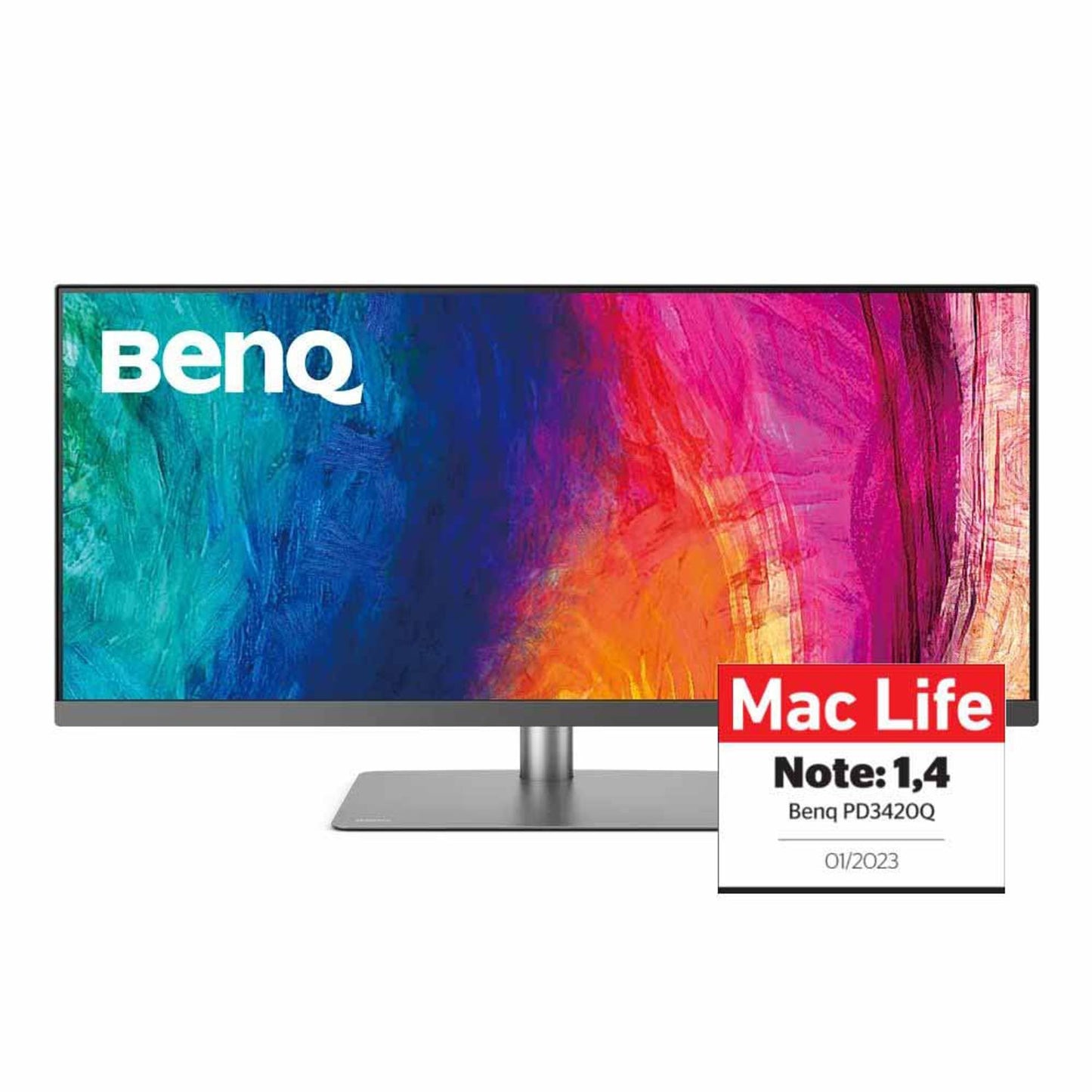 BenQ DesignVue Monitor 87,0 cm (34,0 Zoll) grau | 9H.LJHLB.QBE