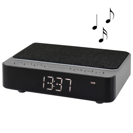 soundmaster UR250SW Radiowecker schwarz | UR250AN