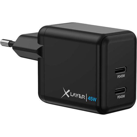 XLAYER Powercharger 45W Ladeadapter schwarz, 45 Watt | 220178