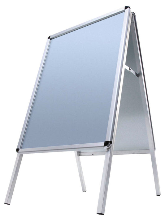 Showdown® Displays Kundenstopper Standard Rondo silber 2 Fächer