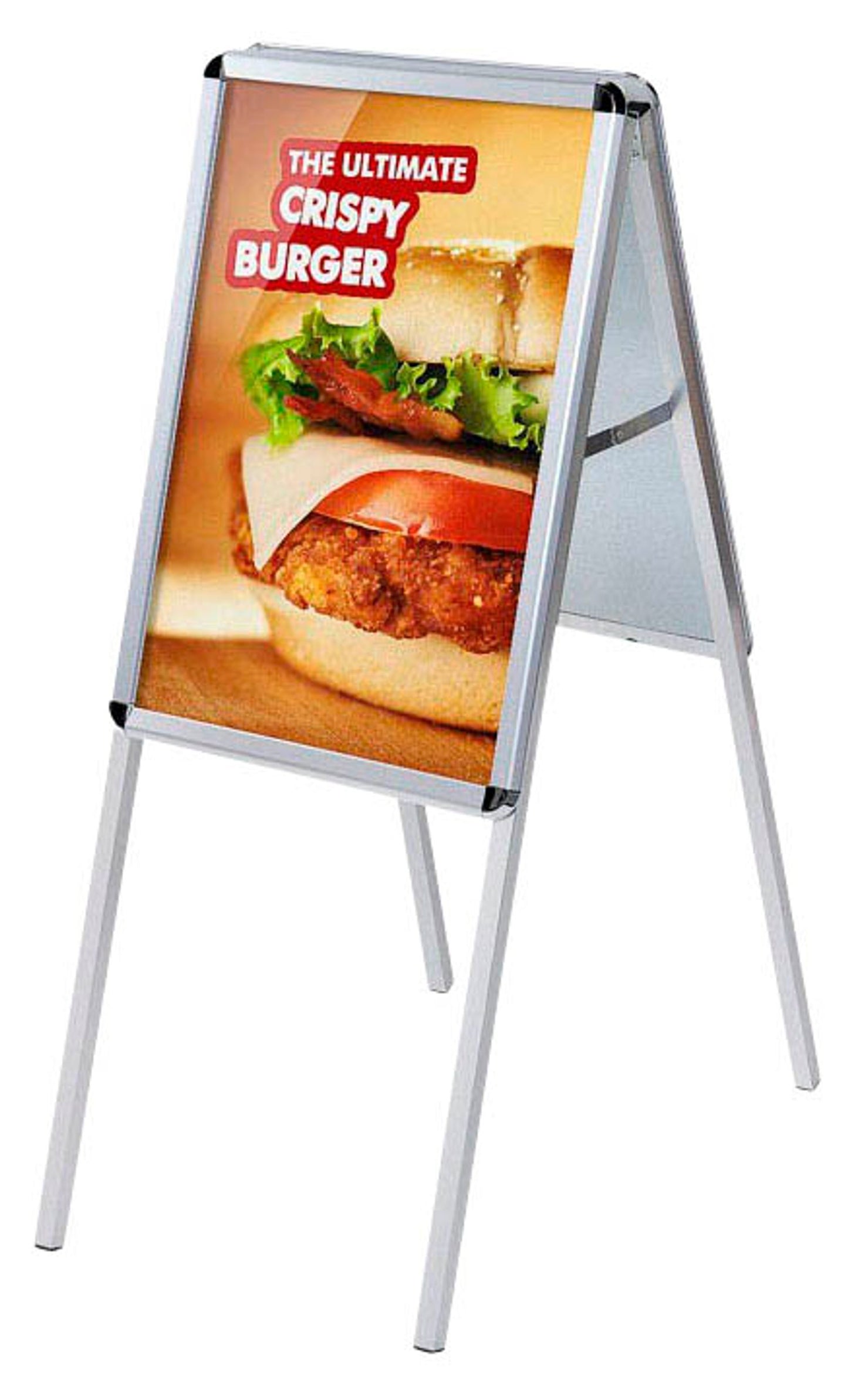 Showdown® Displays Kundenstopper Standard Rondo silber 2 Fächer