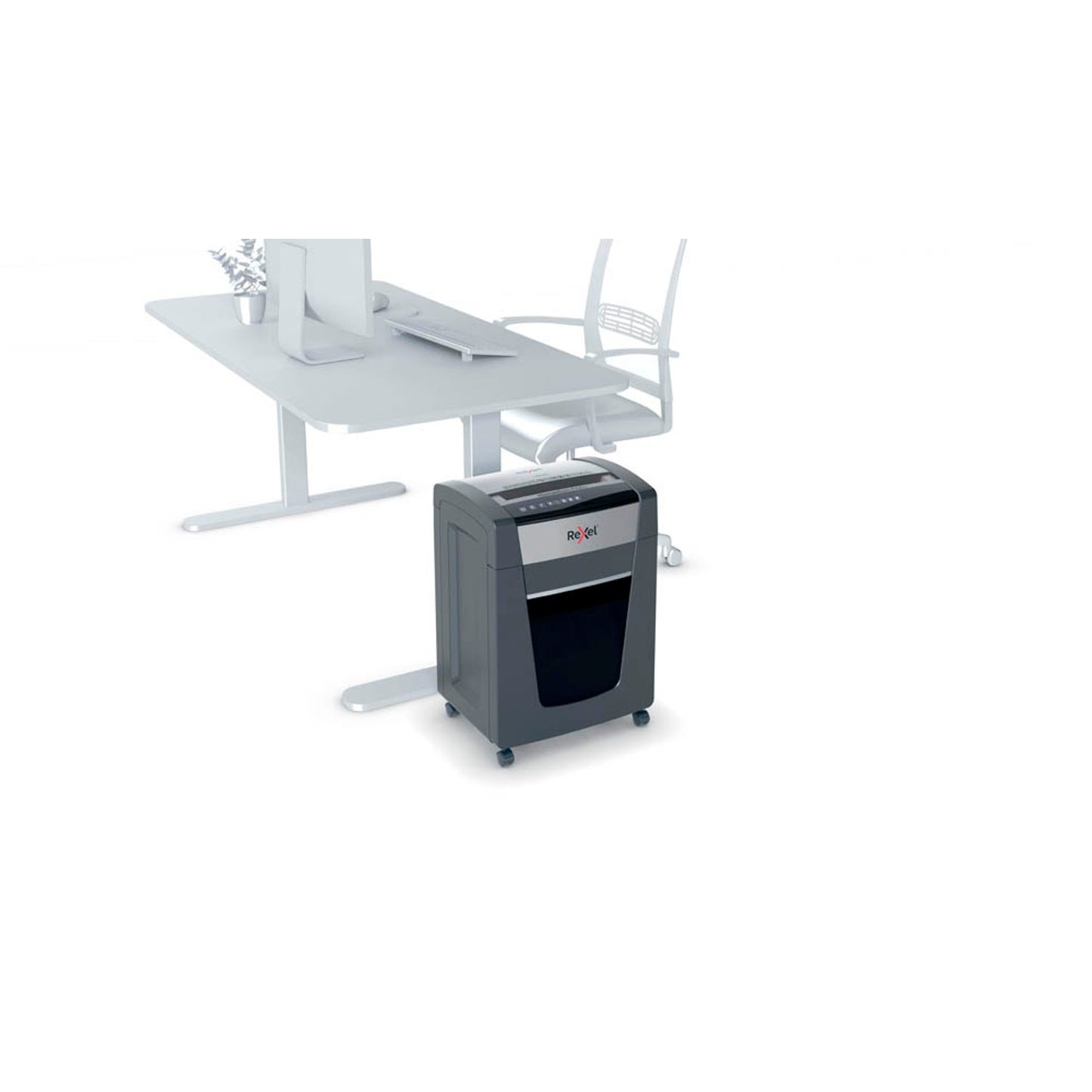 Rexel P420+ Aktenvernichter mit Partikelschnitt P-4, 4 x 35 mm, bis , grau | 2021420,00 XEU