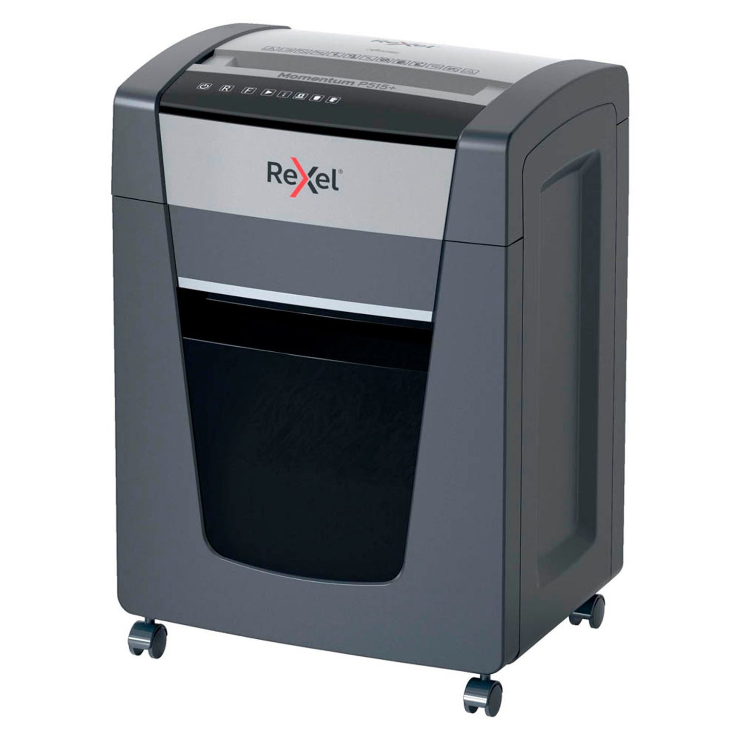 Rexel P515+ Aktenvernichter mit Partikelschnitt P-5, 2 x 15 mm, bis , grau | 2021515MEU