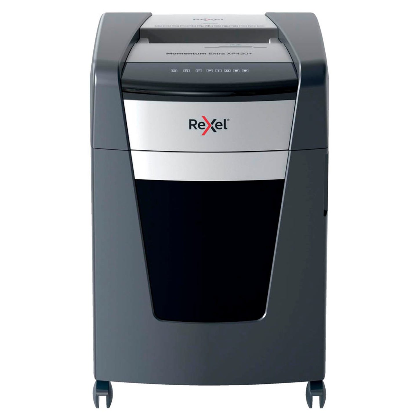 Rexel XP420+ Aktenvernichter mit Partikelschnitt P-4, 4 x 35 mm, bis 21,0 l, grau | 2021421,00 XEU
