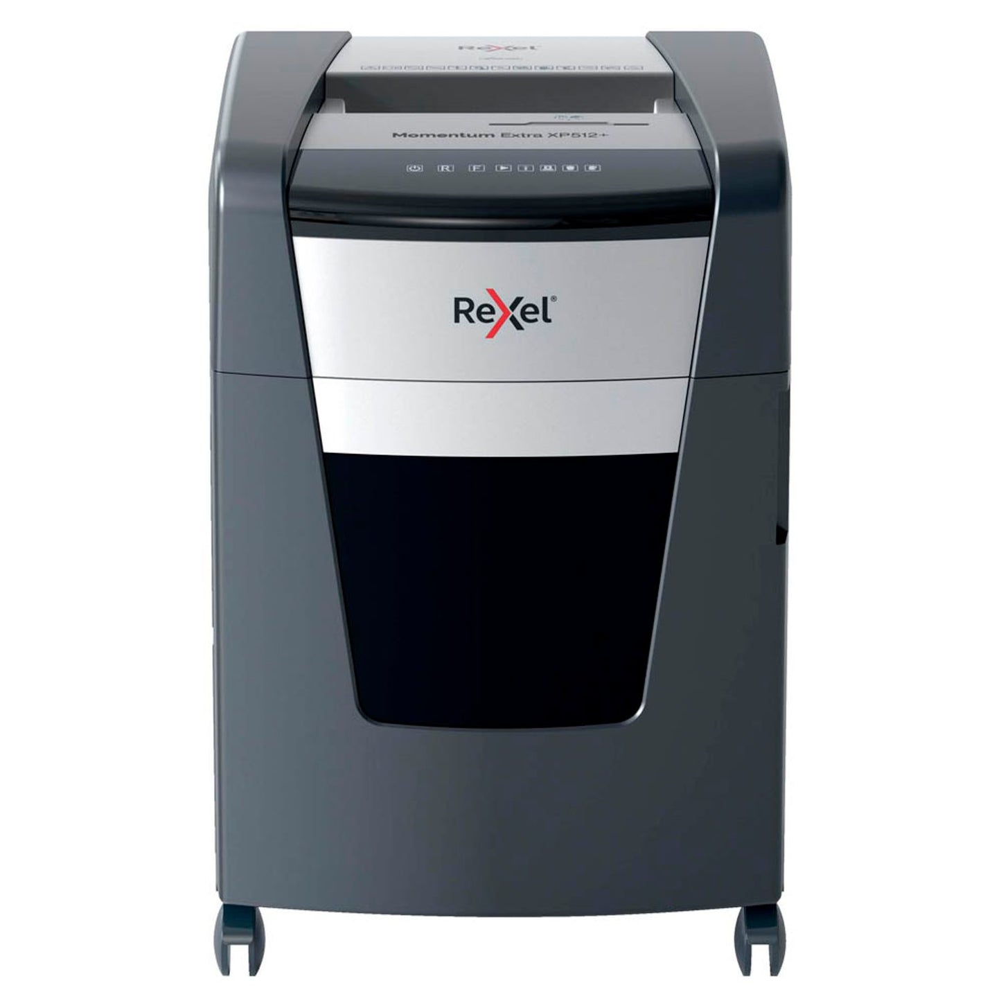 Rexel XP512+ Aktenvernichter mit Partikelschnitt P-5, 2 x 15 mm, bis , grau | 2021512MEU