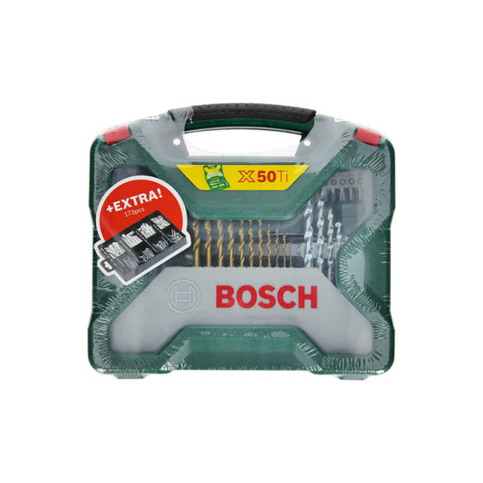 BOSCH X-Line 50Ti plus 173-teilig Fixier-Set Bohrer- und Bit-Set, 223-teilig | 2607017523