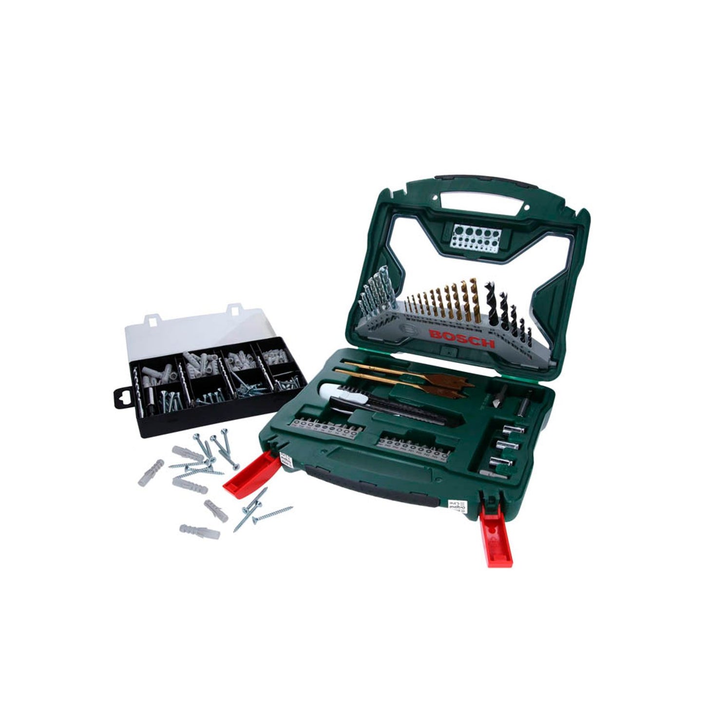 BOSCH X-Line 50Ti plus 173-teilig Fixier-Set Bohrer- und Bit-Set, 223-teilig | 2607017523