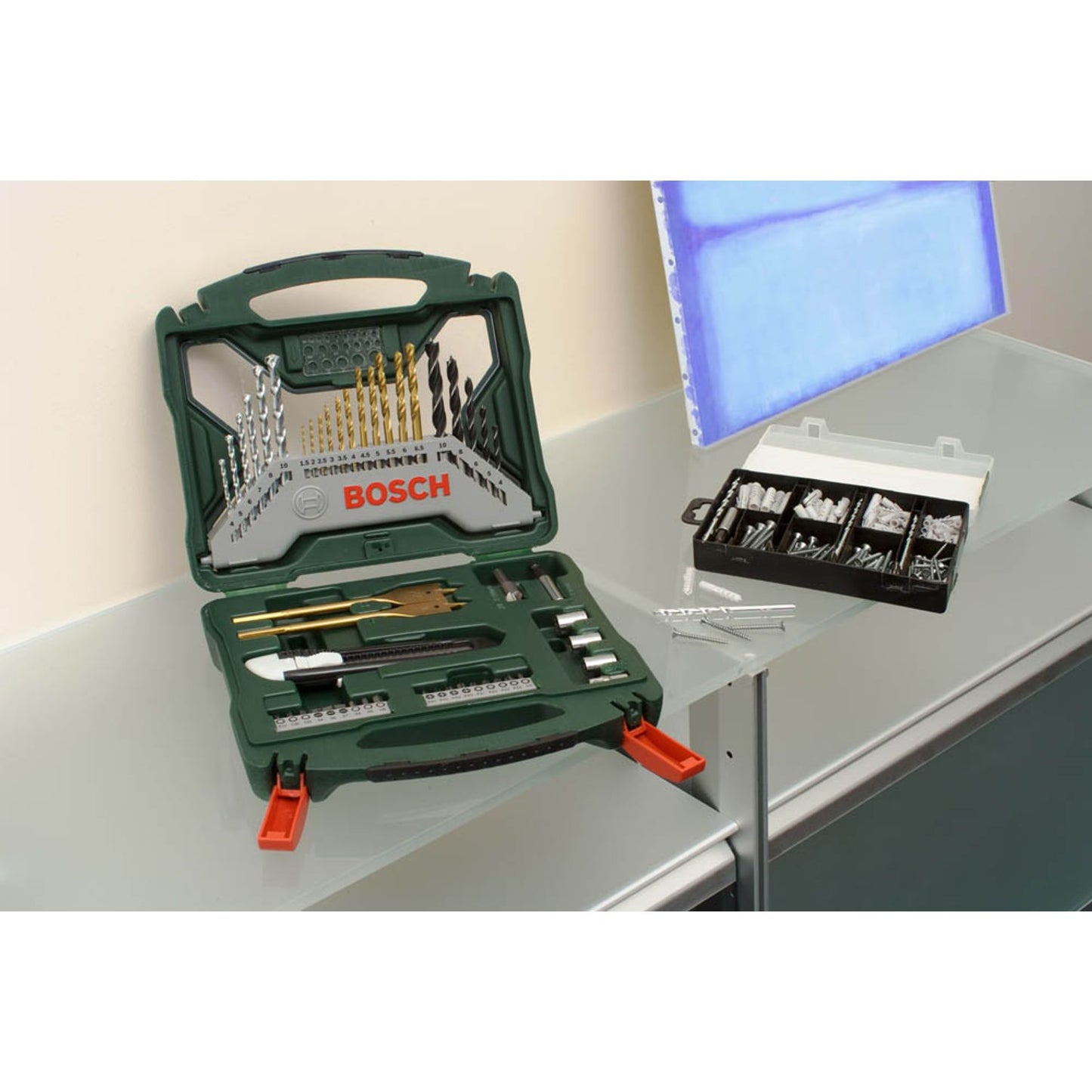 BOSCH X-Line 50Ti plus 173-teilig Fixier-Set Bohrer- und Bit-Set, 223-teilig | 2607017523