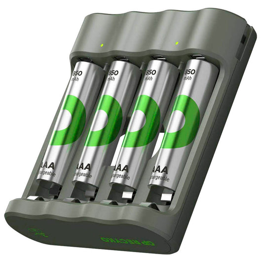 GP B441U 4-Port USB-Akku-Ladegerät inkl. Akkus | GPRCKCHB441U396