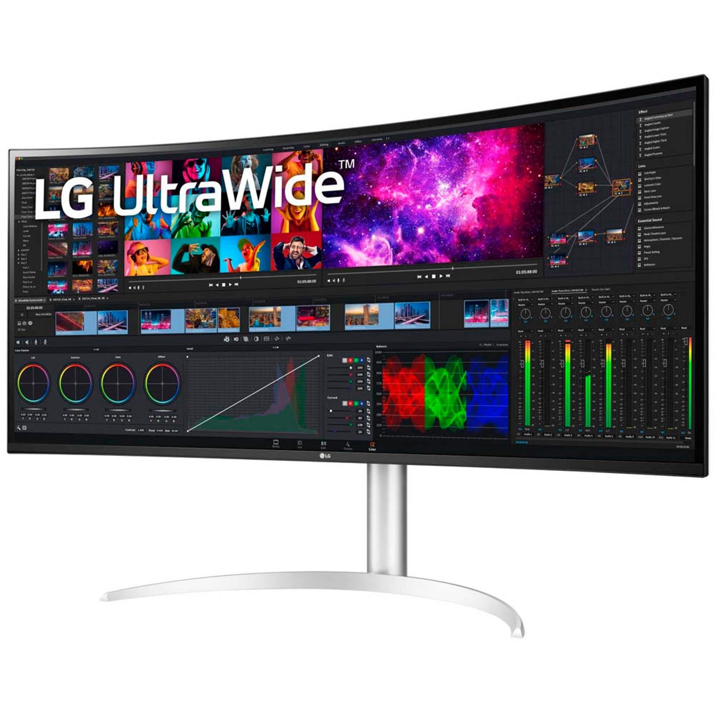 LG 40WP95XP-W Monitor 101,0 cm (40,0 Zoll) silber | 40WP95XP-W.AEU