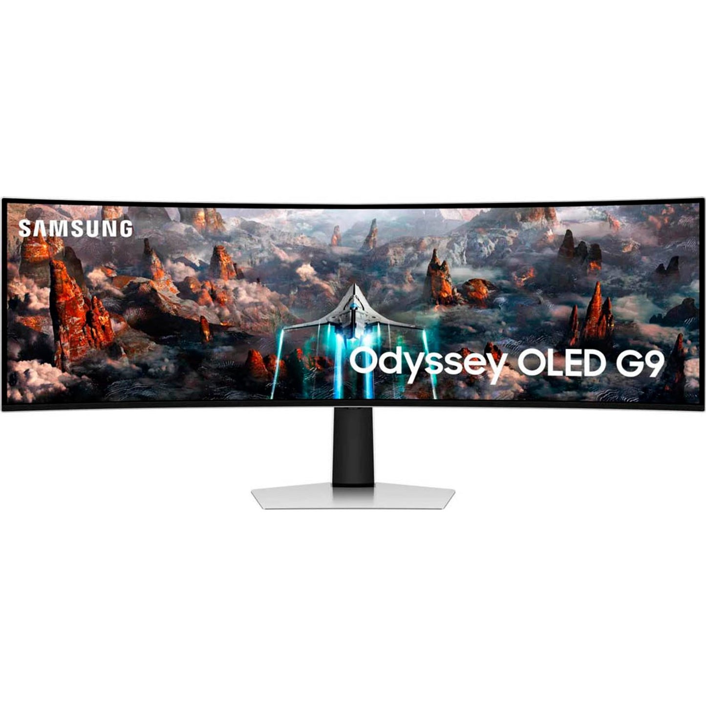 SAMSUNG Odyssey OLED G9 S49CG934SU Curved Monitor 124,0 cm (49,0 Zoll) grau | LS49CG934SUXEN