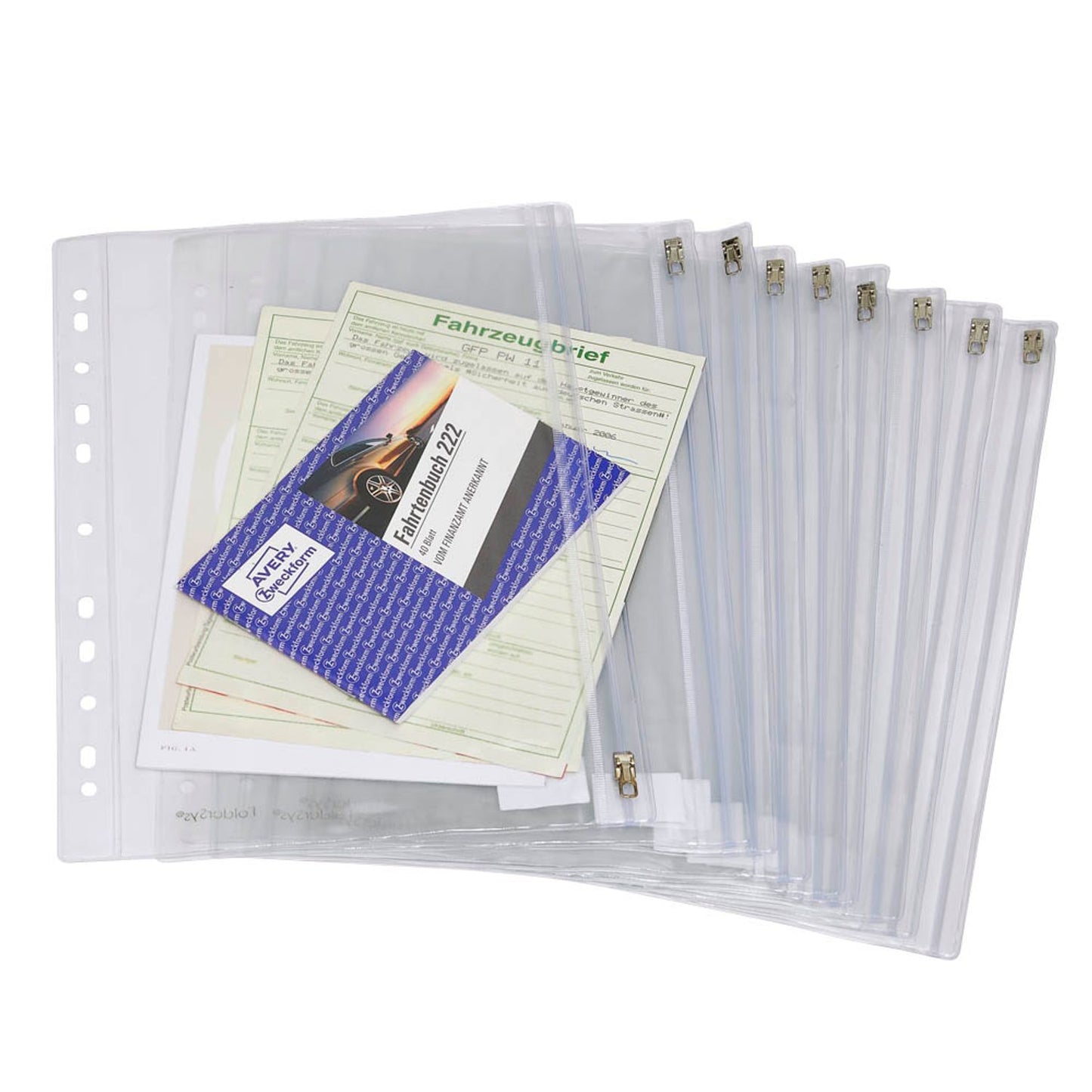 FolderSys Dokumententaschen 19x30,5 cm glasklar glatt 0,15 mm | 40410-00 | 1 Pack = 10 St.