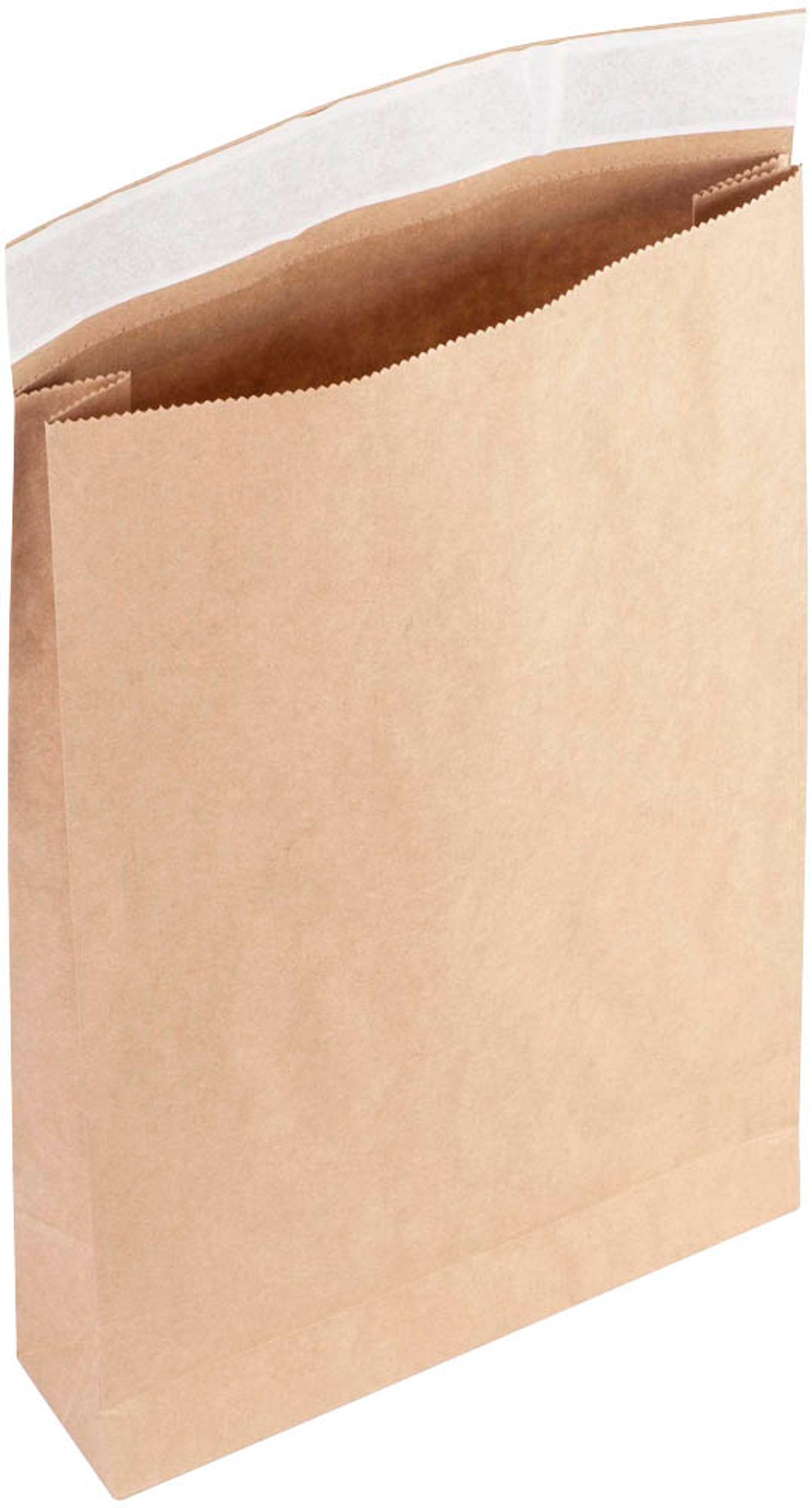 flexiPAK Faltentaschen classic Fixverschluss ohne Fenster braun