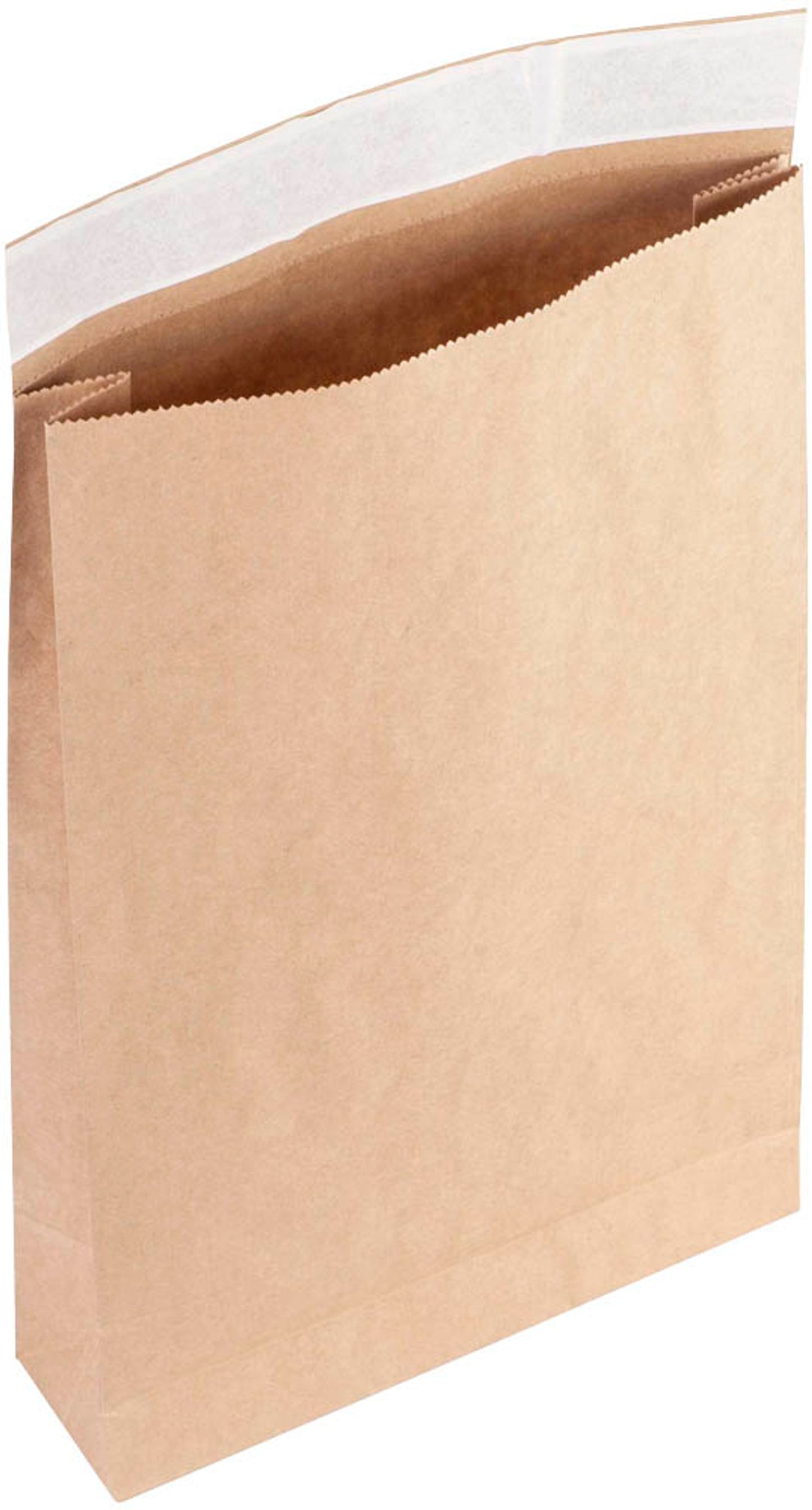 flexiPAK Faltentaschen classic Fixverschluss ohne Fenster braun