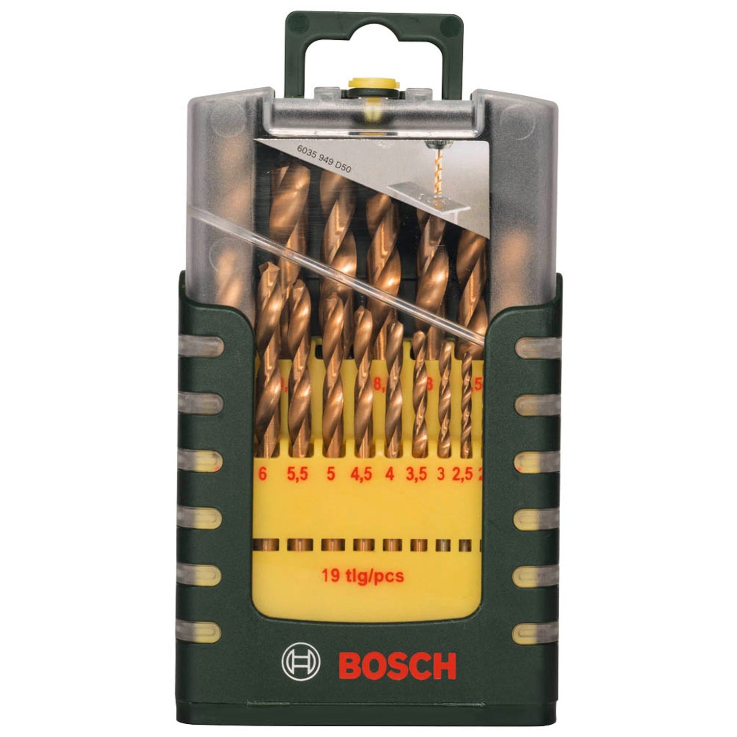 BOSCH HSS-TiN Metallbohrer-Set, 19-teilig | 2607017152