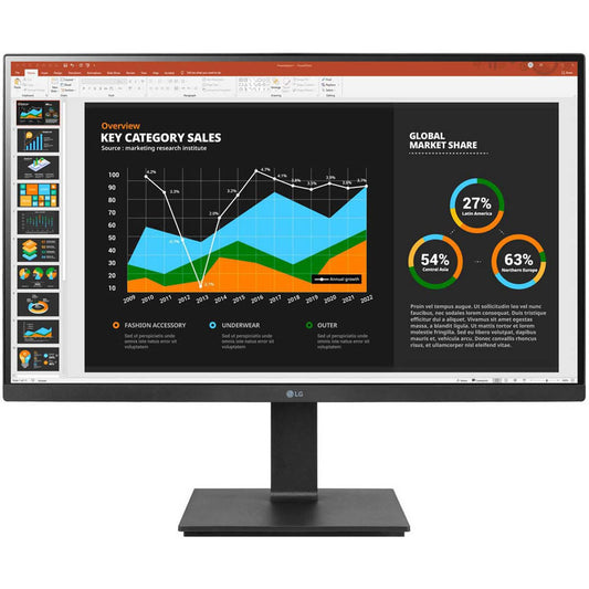 LG Monitor 68,0 cm (27,0 Zoll) schwarz | 27BQ75QB-B