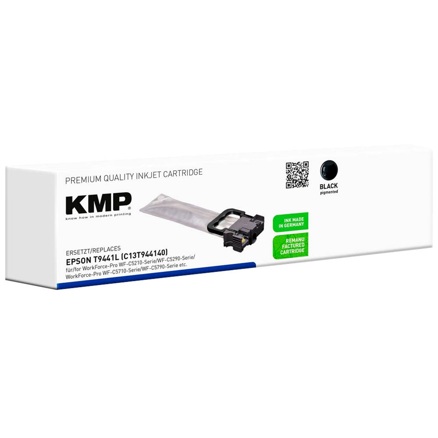 KMP schwarz Druckerpatrone kompatibel zu EPSON T9441L | 1645,4801