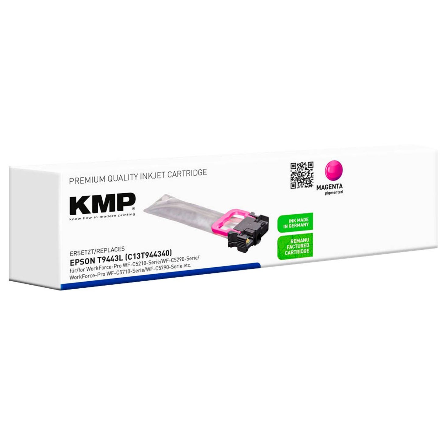 KMP magenta Druckerpatrone kompatibel zu EPSON T9443L | 1645,4806
