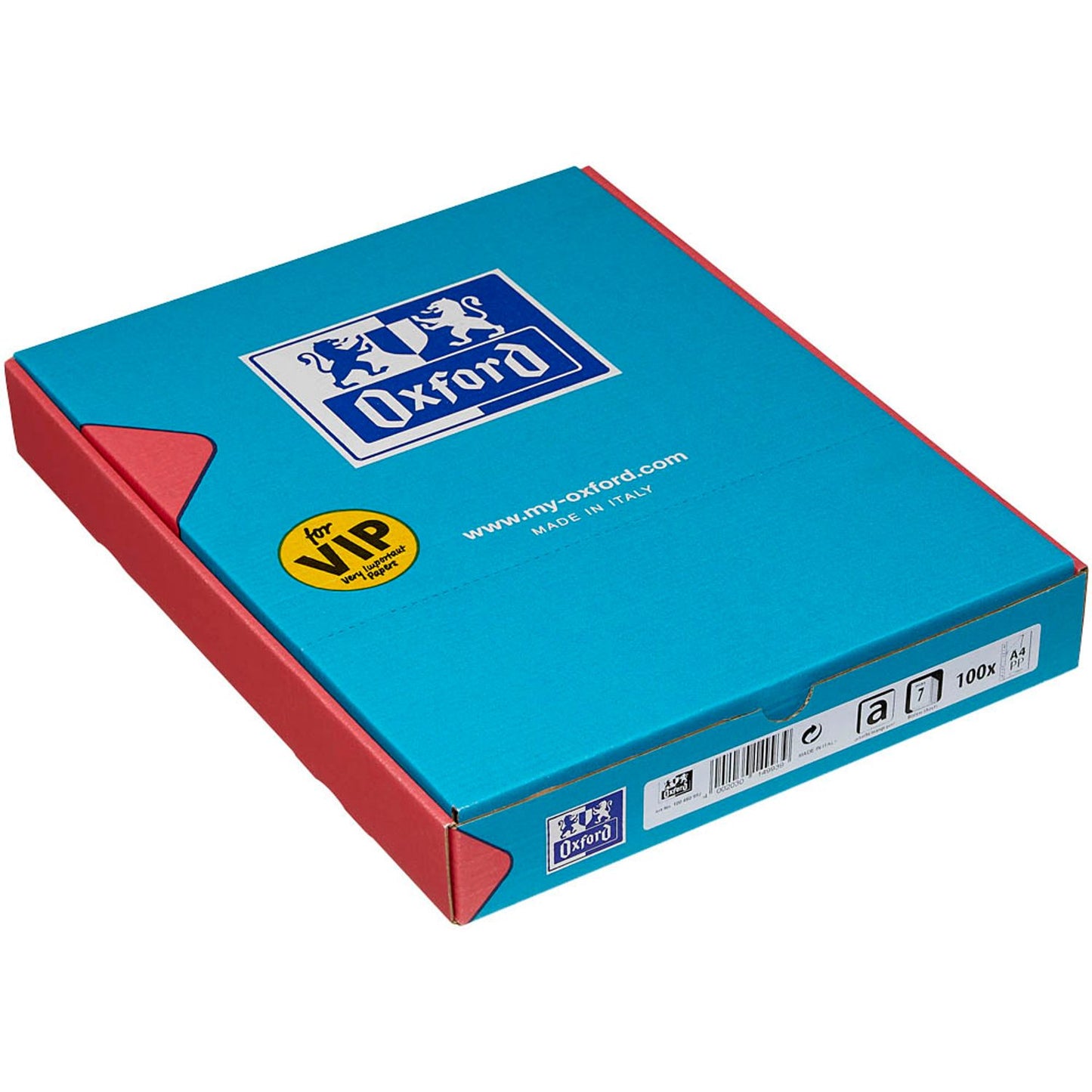 OXFORD Prospekthüllen DIN A4 glasklar glatt 0,06 mm | 400005449 | 1 Pack = 100 St.