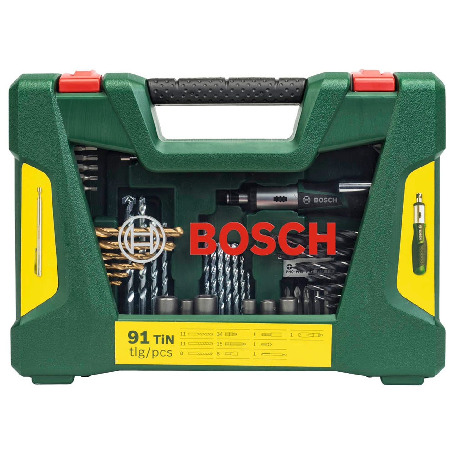BOSCH V-Line Box Bohrer- und Bit-Set, 91-teilig | 2607017311