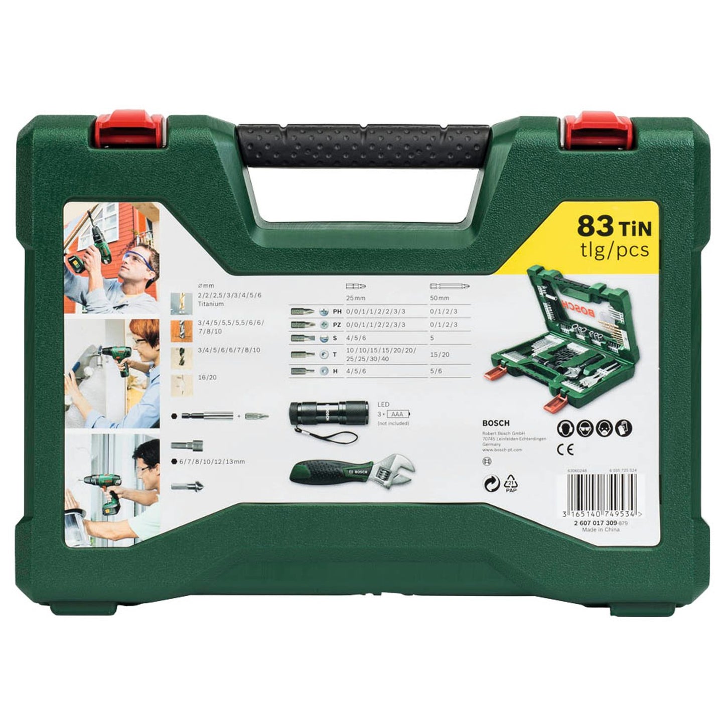 BOSCH V-Line Box Bohrer- und Bit-Set, 83-teilig | 2607017309