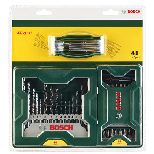 BOSCH Bohrer- und Bit-Set, 41-teilig | 2607017333