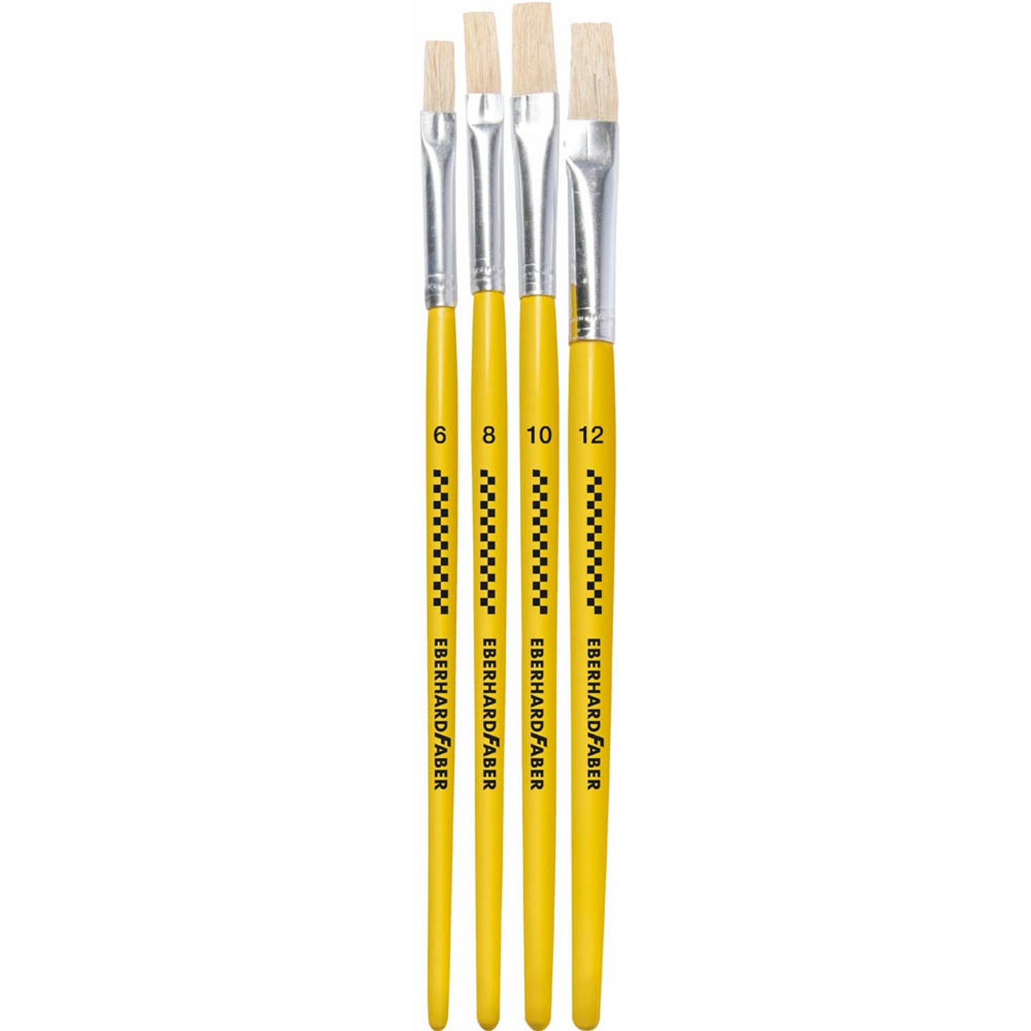 EBERHARD FABER Pinsel-Set Größe 6, 8, 10, 12, 4-teilig | 579923 | 1 Pack = 4 St.