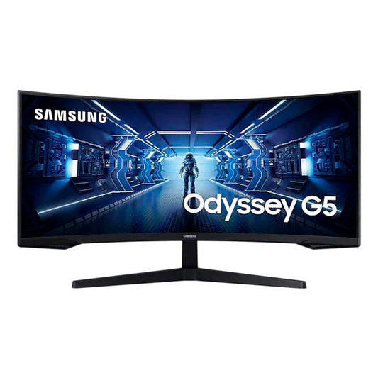 SAMSUNG Odyssey G5 C34G55TWWP Curved Monitor 86,0 cm (34,0 Zoll) schwarz | LC34G55TWWPXEN