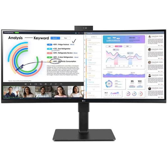 LG Monitor 87,0 cm (34,0 Zoll) schwarz | 34BQ77QC-B