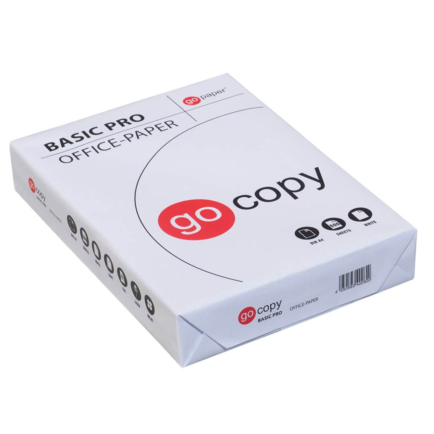 go copy Kopierpapier Basic Pro DIN A4 70 g/qm | 1 Pack = 500 Blatt