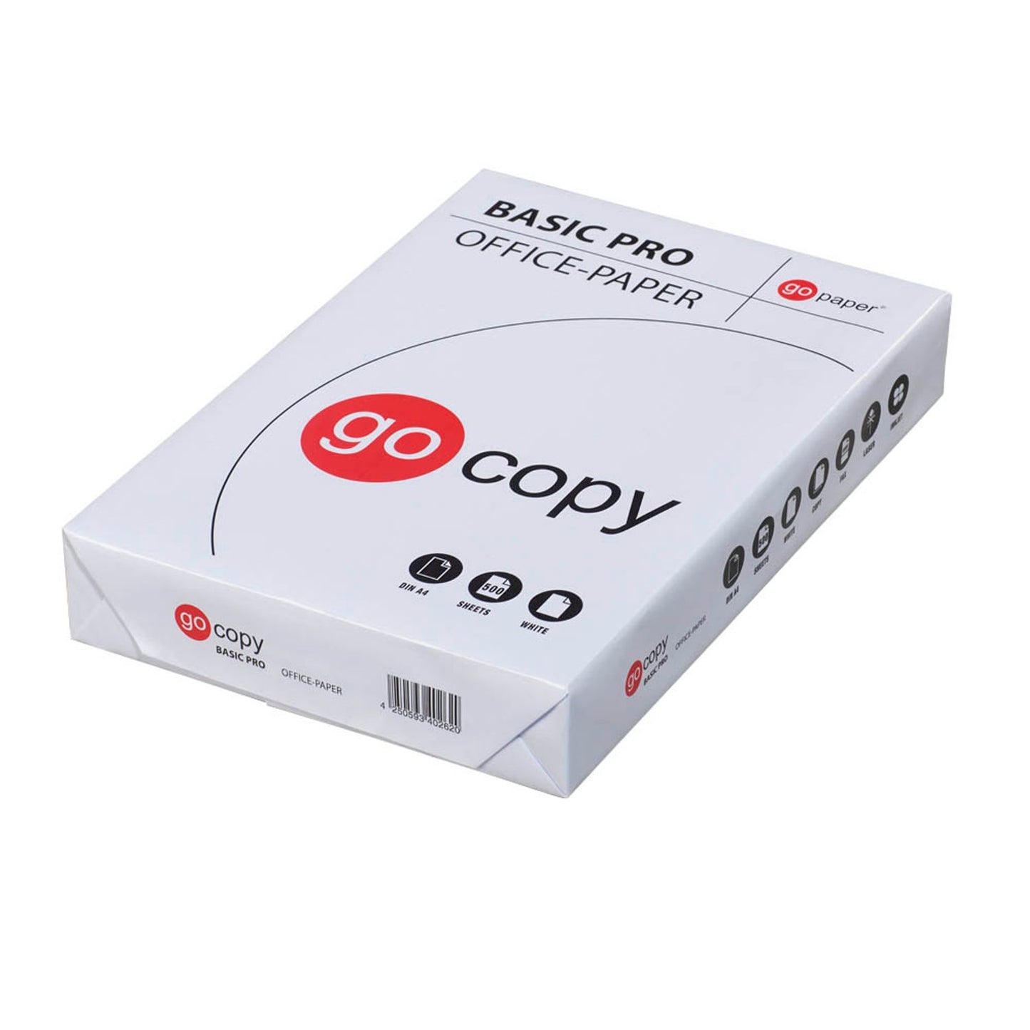 go copy Kopierpapier Basic Pro DIN A4 70 g/qm | 1 Pack = 500 Blatt