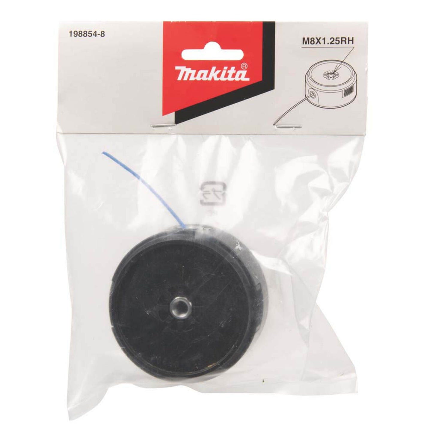 makita Tap&Go 1-Fadenkopf für Rasentrimmer 1,65 mm x 8,0 m | 198854-8