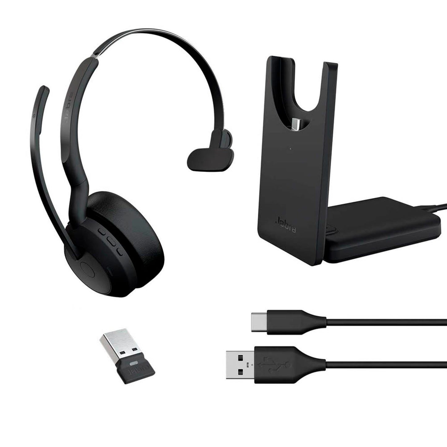 Jabra Evolve2 55 UC mit Ladestation Bluetooth-Headset schwarz | 25599-889-989