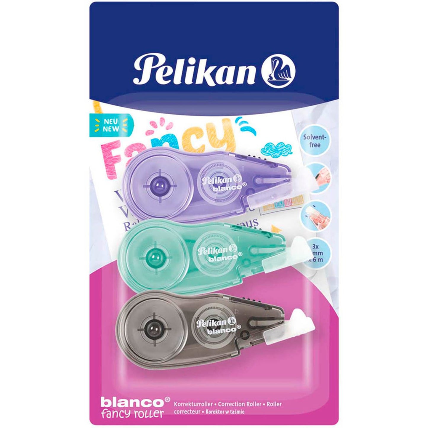 Pelikan Korrekturroller Fancy 5,0 mm | 300001142 | 1 Pack = 3 St.