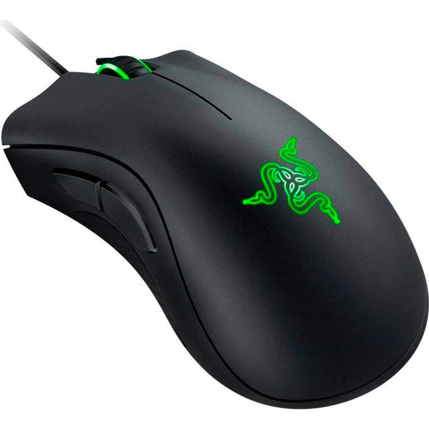 RAZER DeathAdder Essential Maus ergonomisch kabelgebunden grün, schwarz | RZ01-03850100-R3M1