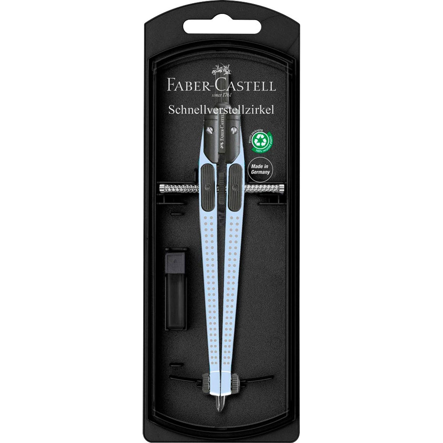 FABER-CASTELL Zirkel Grip sky blue | 574474