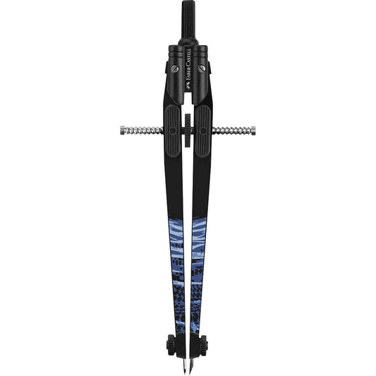FABER-CASTELL Zirkel Shiny Twist blau | 574454