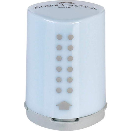 FABER-CASTELL Dosenspitzer dreifach Grip Mini blau | 183774