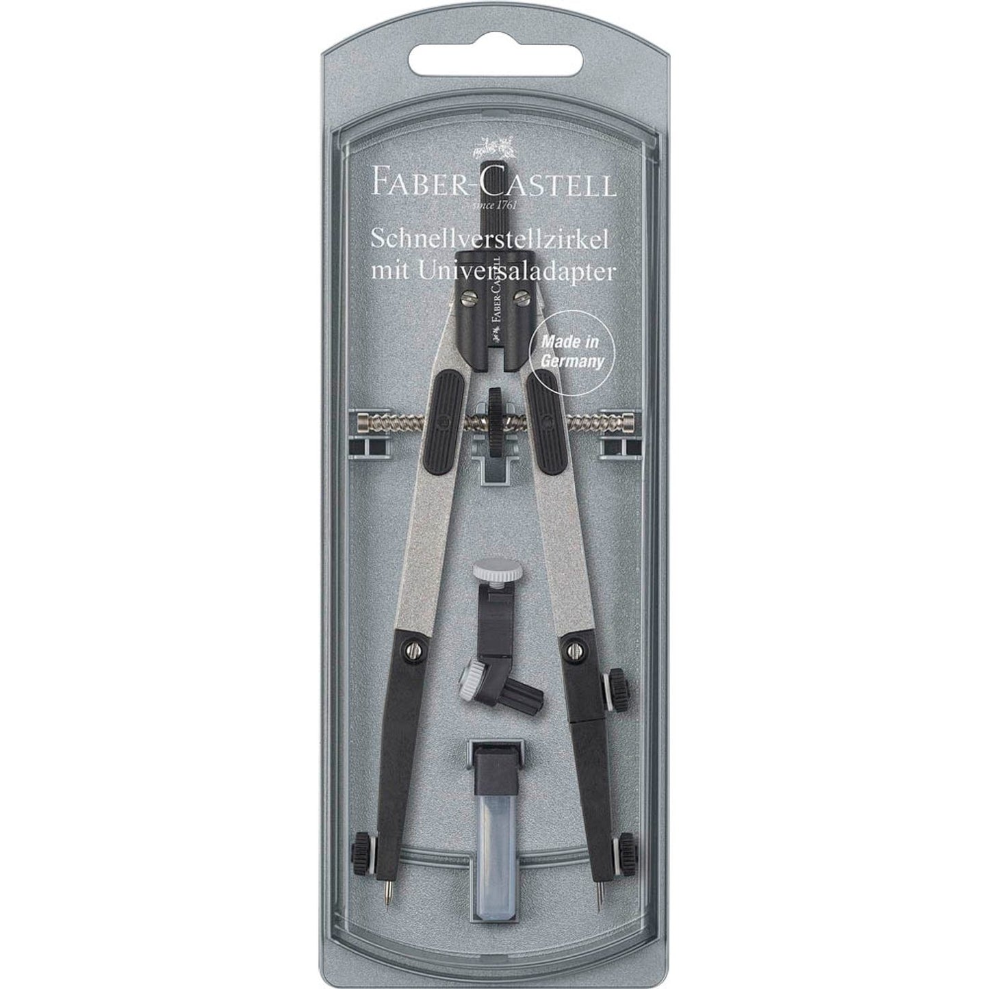 FABER-CASTELL Zirkel silber-schwarz | 174014