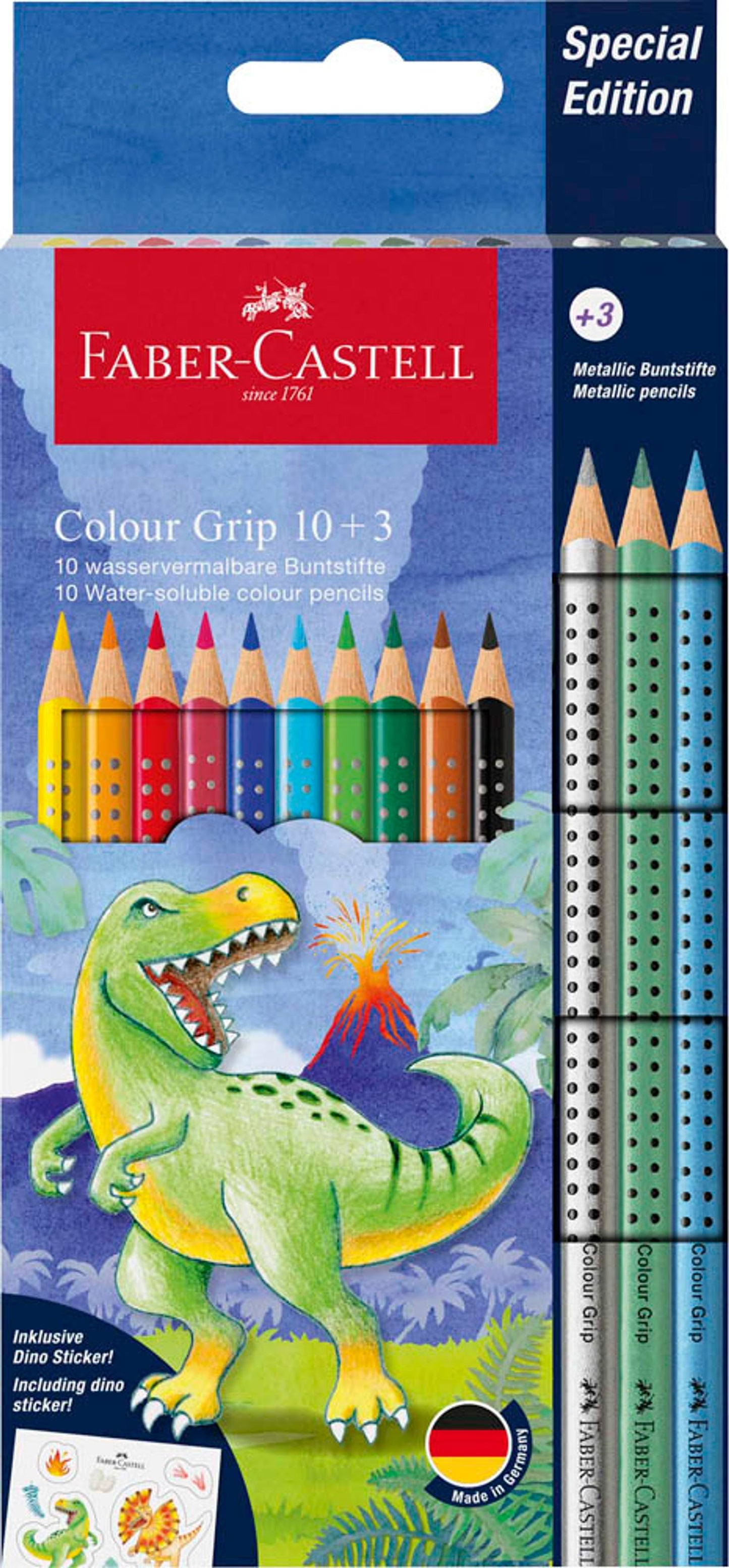 FABER-CASTELL Colour Grip Buntstifte farbsortiert