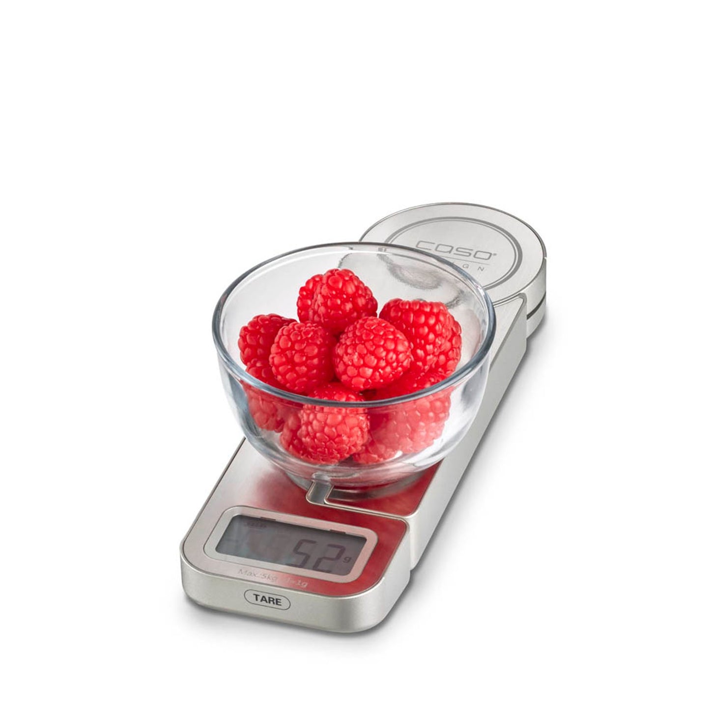 caso® Küchenwaage Kitchen Ecostyle silber für max. 5,0 kg | 3266