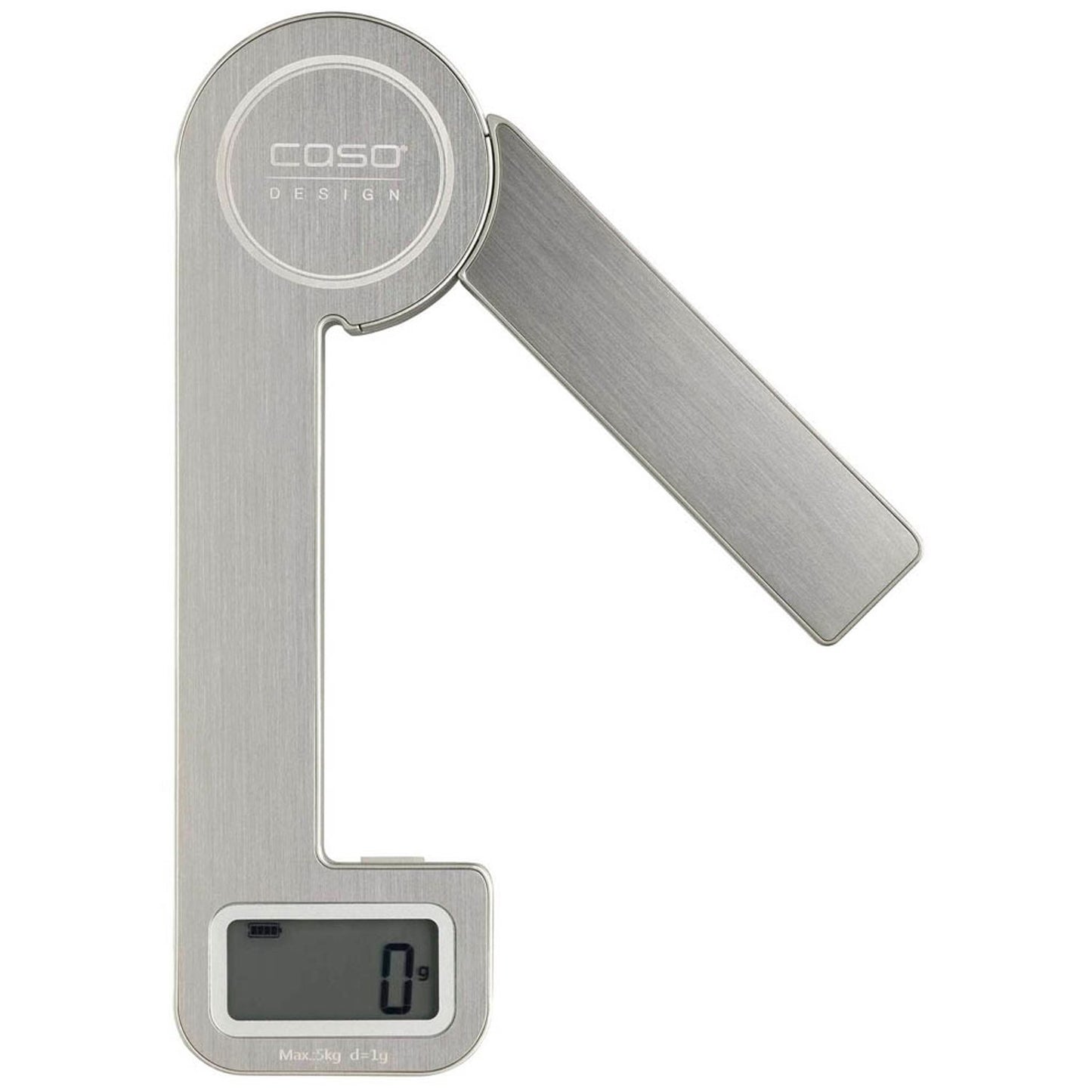 caso® Küchenwaage Kitchen Ecostyle silber für max. 5,0 kg | 3266