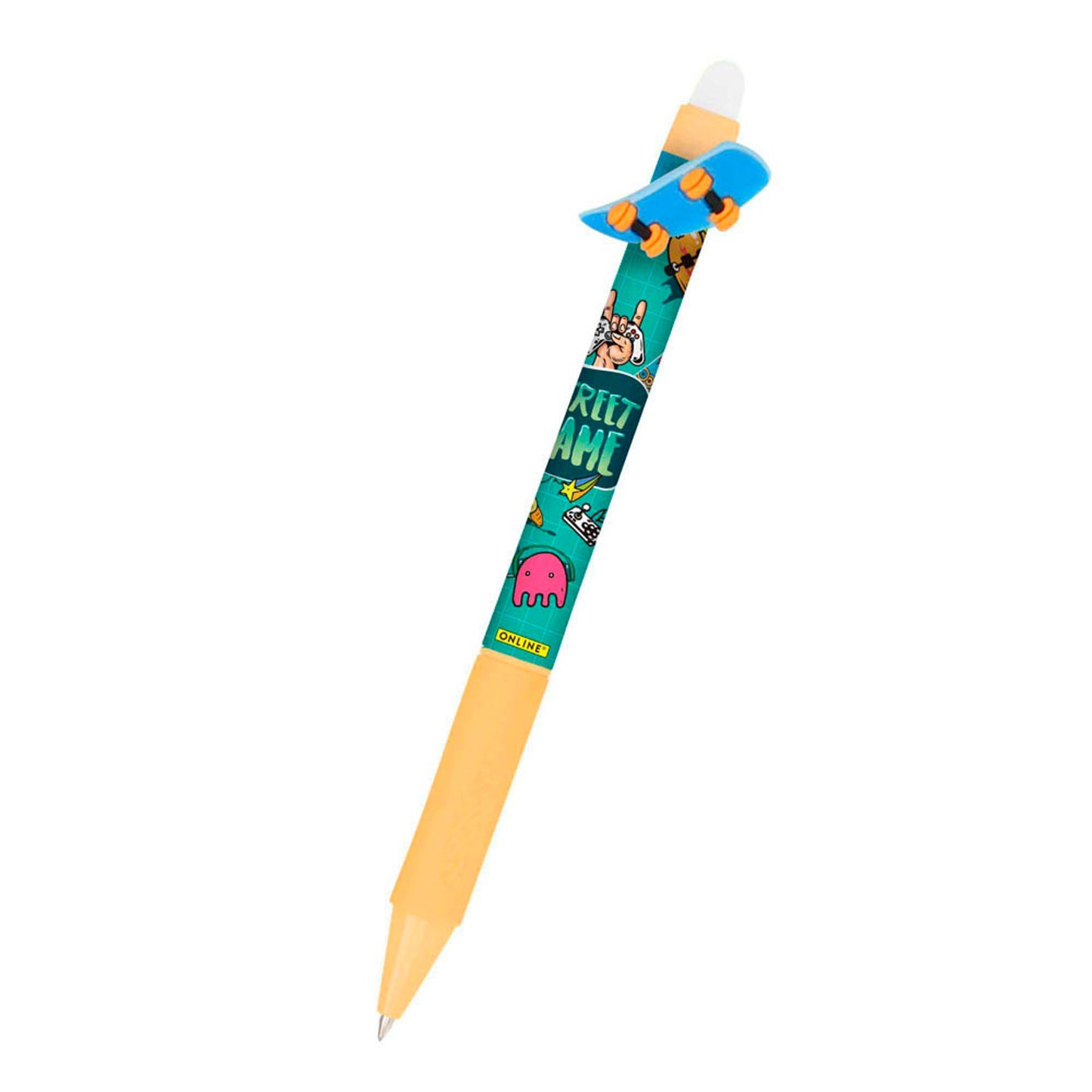 ONLINE® magiXX Fun Sports Gelschreiber 0,7 mm, Schreibfarbe: blau, 1 St.