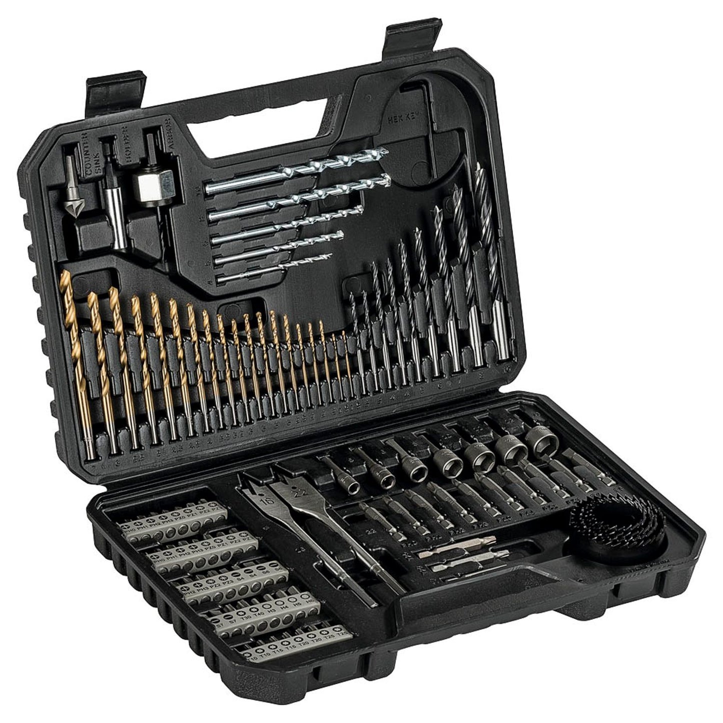 BOSCH TiN V-Line Set Bohrer- und Bit-Set, 103-teilig | 2607017367