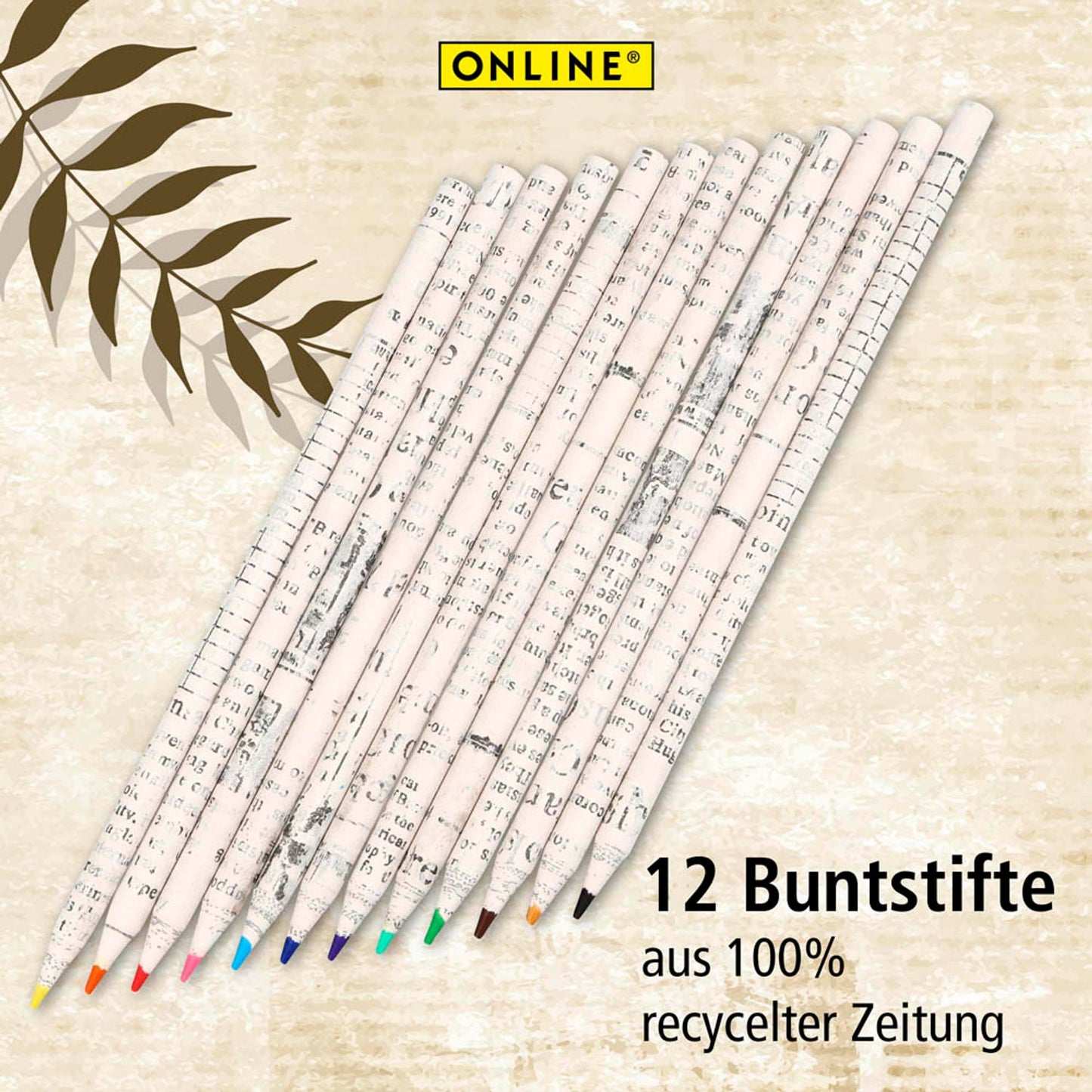 ONLINE® Save My World Buntstifte farbsortiert | 7920 | 1 Pack = 12 St.