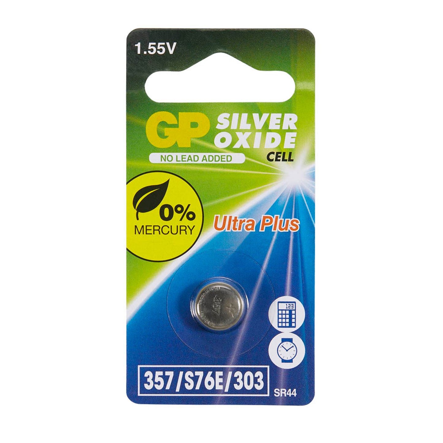 GP Knopfzelle SR44W 1,55 V | 040UP357C1